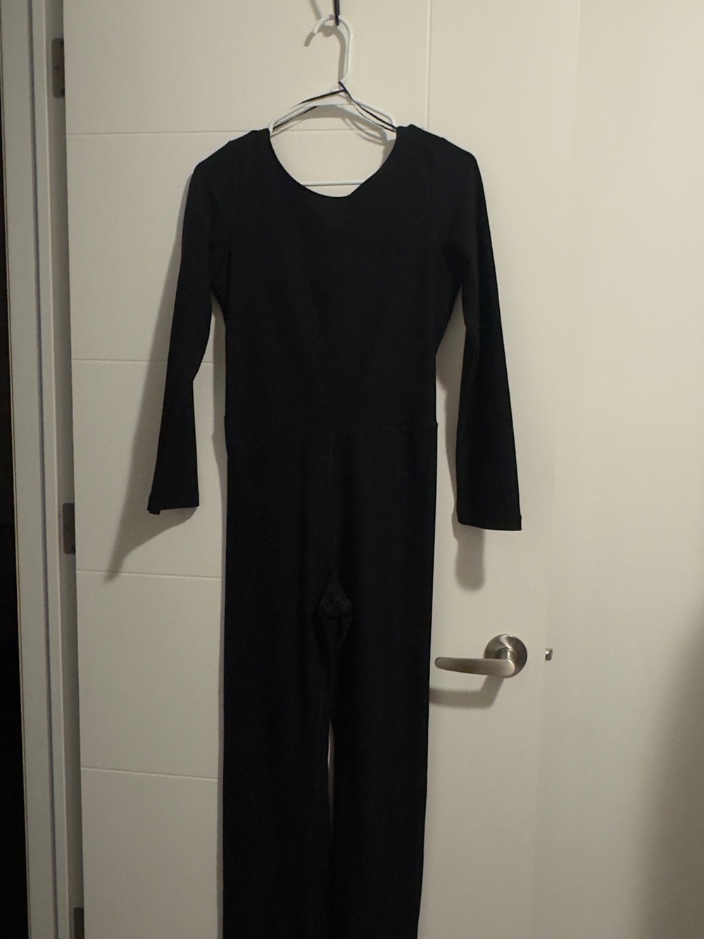 ALO Yoga Black Long-Sleeve Jumpsuit